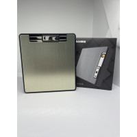 Портсигар пластиковый на 20 сигарет с USB-зажигалкой
