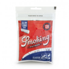 Фільтри для самокруток Smoking Slim Classic Long 120 шт