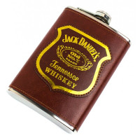 Фляга кожаная Jack Daniels