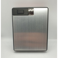 Портсигар на 20 цигарок з USB-запальничкою Focus